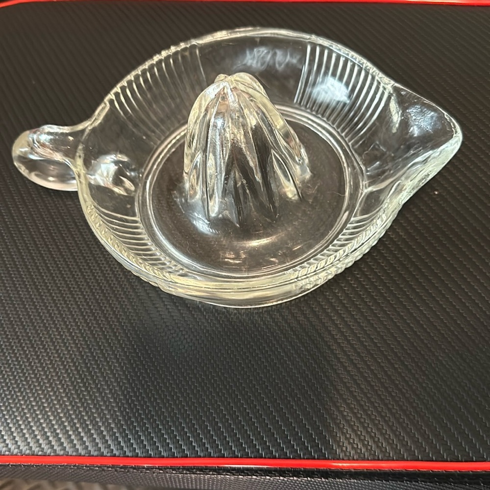Vintage glass juicer